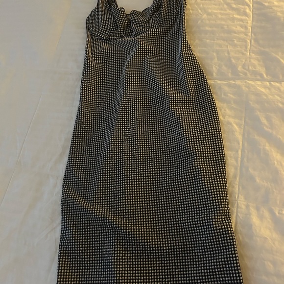 Rouje Monochrome Gingham Dress - Picture 2 of 6